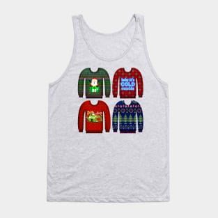 Christmas Ugly Sweater Tank Top